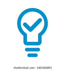 light bulb symbol vector design illustration - Vector