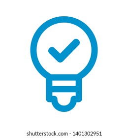 light bulb symbol vector design illustration - Vector