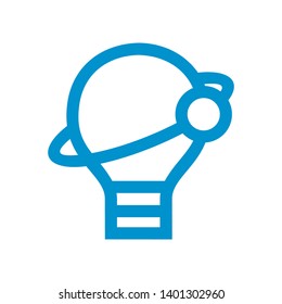 light bulb symbol vector design illustration - Vector