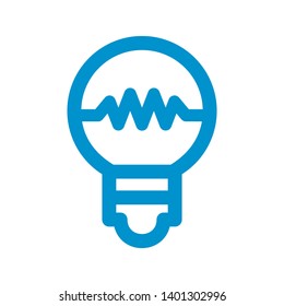light bulb symbol vector design illustration - Vector