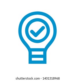 light bulb symbol vector design illustration - Vector