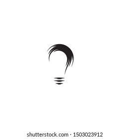 light bulb symbol vector design illustration
