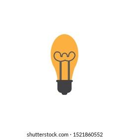 light bulb symbol vector design illustration