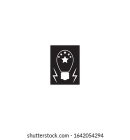 light bulb symbol vector design illustration
