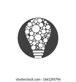 light bulb symbol vector design illustration