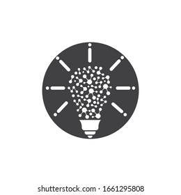 light bulb symbol vector design illustration