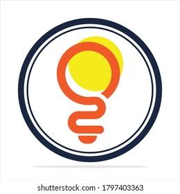 light bulb symbol vector design illustration