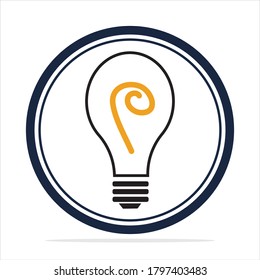 light bulb symbol vector design illustration