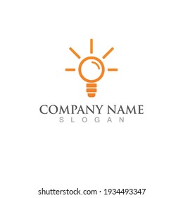 light bulb symbol vector design illustration