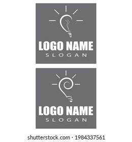 light bulb symbol vector design illustration