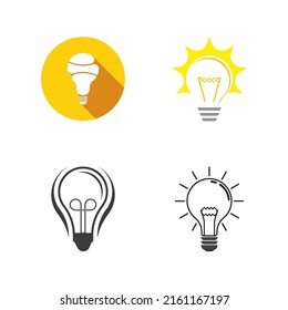 light bulb symbol vector design illustration