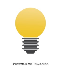 light bulb symbol vector design illustration