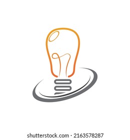 light bulb symbol vector design illustration
