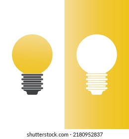 light bulb symbol vector design illustration