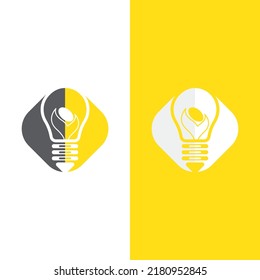 light bulb symbol vector design illustration