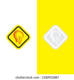 light bulb symbol vector design illustration