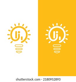 light bulb symbol vector design illustration