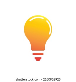 light bulb symbol vector design illustration