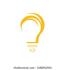 light bulb symbol vector design illustration