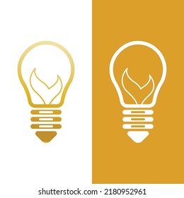light bulb symbol vector design illustration