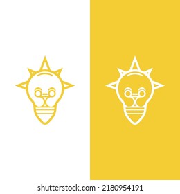 light bulb symbol vector design illustration