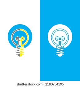light bulb symbol vector design illustration