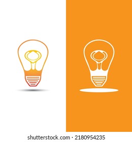light bulb symbol vector design illustration