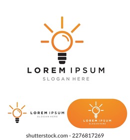 light bulb symbol vector design illustration