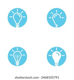 light bulb symbol vector design illustration