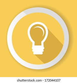 Light bulb symbol,vector