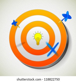 light bulb target dartboard and darts