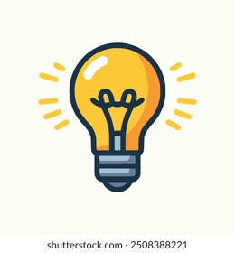 light bulb technology vector illustration template design