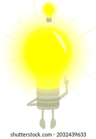 The light bulb that came up with a brilliant idea