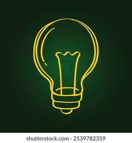 Light bulb trendy artwork beauteous abstract vector illustration colorful applicable design.eps