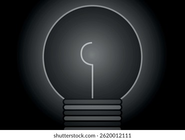 Glühbirne wegen Stromausfall ausgeschaltet