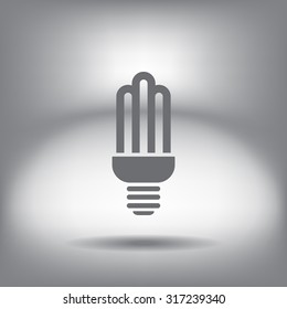 light bulb vector icon 10 EPS