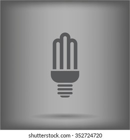 light bulb vector icon 10 EPS