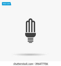 light bulb vector icon 10 EPS