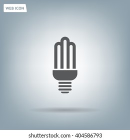 light bulb vector icon 10 EPS