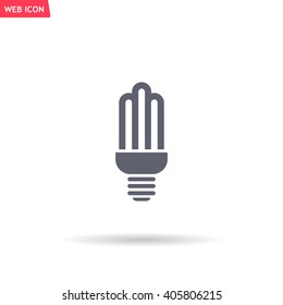 light bulb vector icon 10 EPS