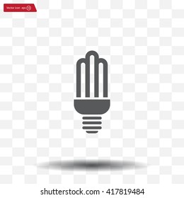 light bulb vector icon 10 EPS