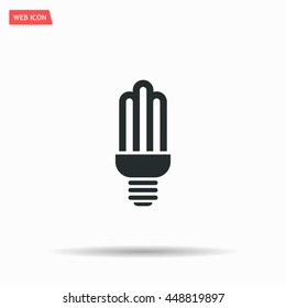 light bulb vector icon 10 EPS