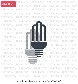 light bulb vector icon 10 EPS