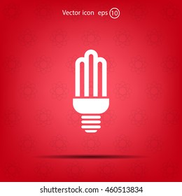 light bulb vector icon 10 EPS