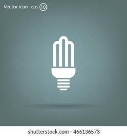 light bulb vector icon 10 EPS