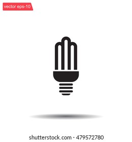 light bulb vector icon 10 EPS