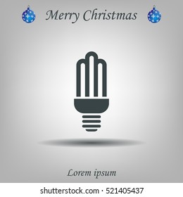 light bulb vector icon 10 EPS