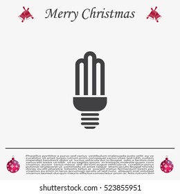 light bulb vector icon 10 EPS