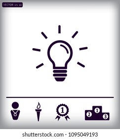 Light Bulb, vector icon.