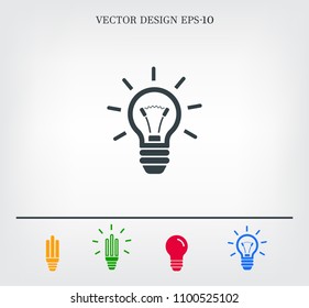 Light Bulb, vector icon.